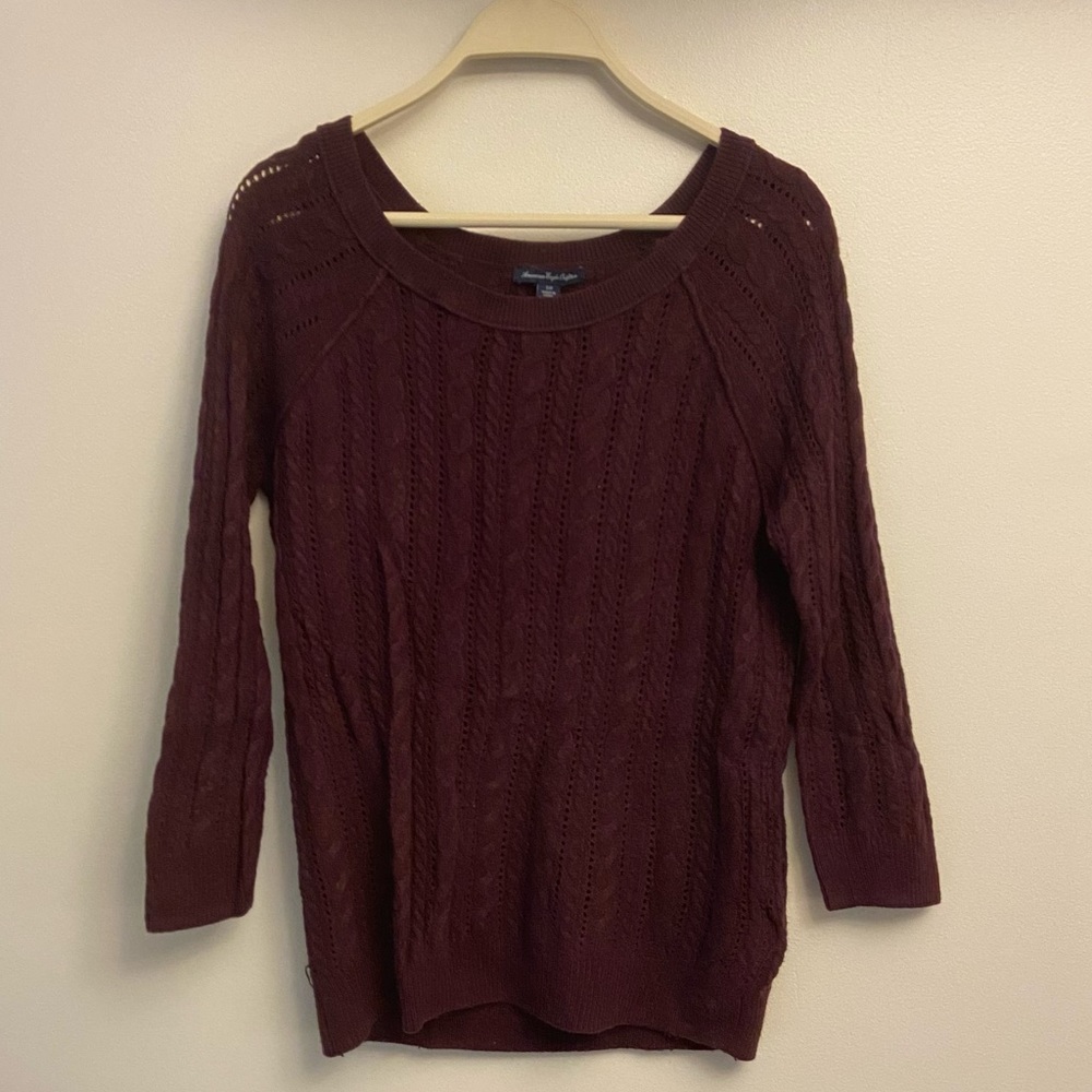 AEO 3/4 length sleeve Sweater